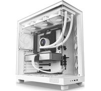 ChenQuanSarl-H6 Flow Mid Tower Cristal Templado Usb-C Blanca