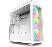 ChenQuanSarl-H7 Elite Blanc ¿ Cm-H71Ew-02 - Boîtier Gaming Compact - Airflow Élevé ¿ Panneaux Avant Et Latéral En Verre Trempé ¿ Cable Management Facile ¿ 3 Ventilateurs F140 Rgb Core Inclus (2023).