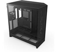 ChenQuanSarl-H9 Flow (2025) ¿ Grand Boîtier Pc Atx Mid-Tower À Double Chambre Pour Flux D'Air ¿ Inclut 3 Ventilateurs De 140 Mm Et 1 Ventilateur De 120 Mm ¿ Support De Radiateur De 420 Mm ¿ Noir