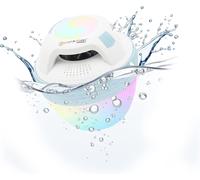 ChenQuanSarl-Haut-Parleur De Piscine Portable, Sans Fil Et Étanche Avec Bluetooth, 4 Led Couleurs Différentes, Mains Libres Avec Microphone, 8 Heures D'Autonomie - Petit Haut-Parleur Douche Bt-X60
