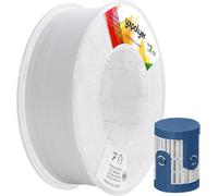ChenQuanSarl-Hips - Filament Blanc Pour Imprimante 3D - 1,75 Mm - Polystyrène Résistant Aux Chocs Pour Supports Solubles En Impression Abs - Pour Modèles Complexes - Facilement Soluble Avec Du Citron