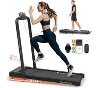 Chenquansarl-Home Tapis De Course Plus Pliable, 3 En 1tapis De Marche Électrique, 2,5 , Large Surface 42cm, 12 Km/H Machine De Marche Pour La Maison, Le Bureau,Haut-Parleur,120 Kg