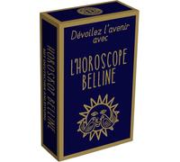 Chenquansarl-Horoscope Belline - Jeu Divinatoire De 53 Cartes Oracle Aux Illustrations Vintage - Initiation À La Cartomancie, Bleu
