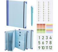 Chenquansarl-If I Die Binder Uk Organ Ur De Documents Important Multifonction Avec 9 Pages Dans Un Étui I Go Missing, 3 Autocollants Et Stylo, Classeur When I Die Folder Pour L'école, Les Réunions, L