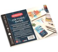 Chenquansarl-Inktense - Bloc De Papier (229 X 305 Mm), 20 Feuilles De Papier Blanc, Papier Aquarelle Texturé Pressé À Froid, Idéal Pour Superposer Les Couleurs Inktense, Qualité Professionnelle (2305