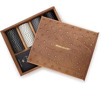 Chenquansarl-Iron & Glory Ensemble De Poker De Luxe Dans Une Boîte En Bois De Qualité Supérieure Avec Cartes À Jouer Et 100 Jetons De Poker Personnalisés Dans Une Boîte De Rangement En Bois