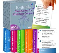 Chenquansarl-Jeu De Cartes De Conversation - Édition Couples Chrétiens Version Premium Cadeau Religieux Connexion Relationnelle ¿ Excellent Jeu De Société Pour Mari Et Femme Mariés