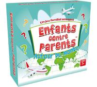 Chenquansarl-Jeu De Plateau Sur Le Monde Jeu Éducatif Familial Quiz Jeux De Société Pour Enfants Enfants Contre Parents Autour Du Monde Dès 7 Ans