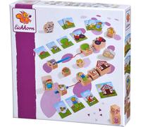 ChenQuanSarl-Jeu D'Enfilage De La Ferme Composé De 13 Pièces En Bois Et De 13 Modèles En Carton, 100% Bois De Hêtre Certifié Fsc, À Partir De 1 An