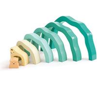 Chenquansarl-Jouet Bébé Blocs À Empiler Ours Polaire Arctique - Enfants 2 Ans Et Plus - 7 Pièces Couleurs Différentes À Empiler - Pour La Motricité Fine, La Reconnaissance Des Couleurs & Des Formes