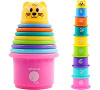 ChenQuanSarl-Jouet Cubes Empilables Bébés, Tasses À Empile, Gobelets Gigognes Jouets Éducatifs Enfant Premier Age Jeux Educatif