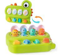 ChenQuanSarl-Jouet De Cause Et Effet Pour Tout-Petits De 1, 2, 3 Ans, Jouet Dinosaure Pop-Up, Jouet Sensoriel D'Apprentis Précoce Pour Bébé De 6 12 18 Mois
