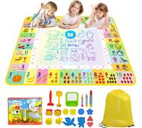 ChenQuanSarl-Jouet Enfant 1 2 3 Ans - Tapis Dessin Eau Cadeau Bebe 1-3 Ans, Jouets Educatifs Pour Enfants Coloriage Géant Tapis De Peinture Cadeau Pour Garcons Filles Famille Voyage Éducation Noël Ca