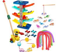 ChenQuanSarl-Jouet Montessori Bebe 1 A 2 Ans,Toys Rampe De Voiture, Jouet Sensorie, Jeux Éducatifs Très Bien Mouvements Des Mains, Marche Développement Cerveau