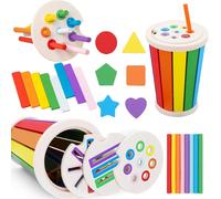 ChenQuanSarl-Jouet Montessori En Bois Pour Enfants - Couleur - Jouet De Tri, Jouet De Motricité, D'Apprentis Des Couleurs - Jouet Sensoriel En Bois À Partir De 3 Ans - Cadeaux Pour Enfants