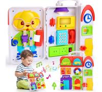 ChenQuanSarl-Jouet Pour Garçons Et Filles De 1 À 2 Ans Jouet Montessori Pour 1 An, Jouet Musical Montessori Busy Board Jouet Éducatif Pour Tout-Petits De 1 À 3, Cadeaux Pour Enfants De 1 À 2 Ans