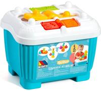 ChenQuanSarl-Jouet Sensoriel Pour Bébé Play&Sense Molto Avec Des Boules Et Des Figurines Sensorielles Multi-Texturées Sans Bpa Et Emboîtables. Figurines Molles (Coffret Bleu 5 Pièces)
