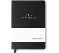 Chenquansarl-Journal De Gratitude Quotidien ¿ Couverture Rigide En Cuir Synthétique Noir Agenda Non Daté De 6 Mois Affirmations, Citations, Intentions Et Journal De Manifestation Jour Et Nuit