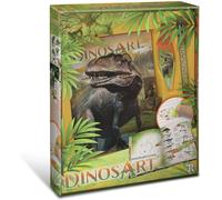 Chenquansarl-Journal Intime Dinosaure Dinosart + Stylo 6 Couleurs + Applicateur De Motifs - Carnet Secret Pour Garçon Et Fille, 200 Pages Dont 44 Pages D'activités, 1 Page D'autocollants - Enfant 7 A