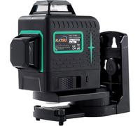 ChenQuanSarl-Katsu Niveau Laser 3D 12 Lignes, 3X360 Degrés Ligne Croix Verte Horizontale Verticale Auto-Nivelant Carrelage De Sol Outil Laser Avec Mode Impulsion Pour Intérieur Et Extérieur, 2X Piles