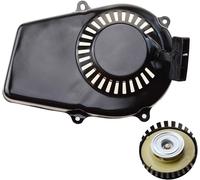 ChenQuanSarl-Kickstarters 2 Temps Tondeuse À Gaz Moteur Générateur Démarrage Démarreur Démarreur Noir Recul Ensemble Démarreur Remplacement Pour Et650 Et950 Kick Démarreurs