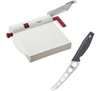 Chenquansarl-Kit À Fromage, 2 Pièces 1 Appareil Coupe-Fromage + 1 Couteau À Fromage, Épaisseur De Coupe Variable, Acier Inoxydable/Aluminium/Plastique, Fromarex, Blanc/Rouge/Argenté/Noir, 700022e6