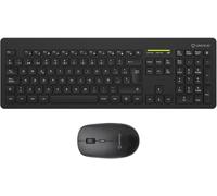 ChenQuanSarl-Kit Clavier Et Souris Sans Fil Mk212 Pro Slim 105 Touches Membrane, Usb Sans Fil 2,4 Ghz, 1600 Dpi, Silencieux, Ergonomique, Windows, Mac, Android, Linux