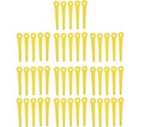 ChenQuanSarl-Kit De 50 Lames En Plastique Pour Tondeuse À Gazon 8 Mm, Tête De Coupe Pour Tondeuse À Gazon Abs L100, Lames De Rechange Pour Déligneuse Manuelle, Outil De Pelouse, Pièces De Tondeuse, L