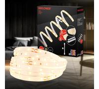 Chenquansarl-Kit D'extension Pimp Your Stripe 4 M Bande Led Blanc Chaud Avec Connecteurs, On/Off, Raccourcissable, Auto-Adhésif, Bande Led, Gaming Led, Tv Led Rétroéclairage, Led Light