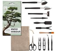 ChenQuanSarl-Kit D'Outils Pour Bonsai 13 Pièces Avec Sac De Rangement Pratique - Mini Outils De Jardinage Pour Les Plantes D'Intérieur Et Une Culture Professionnelle De Bonsais