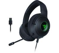 ChenQuanSarl-Kraken V3 X Usb - Casque De Jeu Filaire Usb - Ultralégère Avec 285G (Haut-Parleurs De 40Mm Triforce, Micro Cardioïde Hyperclear, Son Surround7.1, Chroma Rgb) Noir