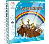 Chenquansarl-L'arche De Noé - Jeu De Voyage Magnétique - Embarquez Tous Les Animaux À Bord - 48 Défis De Différents Niveaux - 1 Joueur - A Partir De 5 Ans
