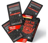 ChenQuanSarl-Le Jeu De Cartes Deeptalk Édition Spicy Moins De Conversations Intenses Et Plus De Conversations Intenses Pour Chaque Société Jeu Br -Glace ¿ Jeu Avec 52 Cartes À Jouer De