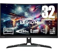 ChenQuanSarl-Legion R32Qc-30 - Écran Gaming De 31.5"" Incurvé Avec Eyesafe (Qhd, Va, 180Hz, 0.5Ms, Hdmi+Dp, Cable Dp, Amd Freesync, Haut-Parleurs) Réglage En Inclinaison - Noir