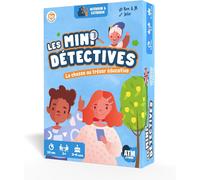 Chenquansarl-Les Mini Détectives - Jeu De Société - Jeu De Cartes Educatif Sans Ecrans - A Partir De 3 Ans - Basé Sur La Méthode Montessori - Ludique, Amusant - Apprend L'anglais - Cadeau Enfants