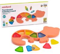ChenQuanSarl-Lézard Sensoriel Translucide. Jeu De Stimulation Sensorielle Pour Les Enfants De 1 À 2 Ans Fabriqué En Espagne Avec Des Matériaux Durables. Collection Feel To Learn.