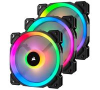ChenQuanSarl-Ll120 Rgb, Ventilateur De Boitier Dual Light Loop Rgb Led Pwm 120Mm Avec Lighting Node Et Hub (Triple Pack)