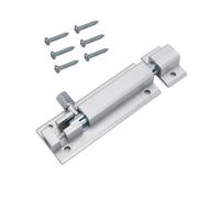 ChenQuanSarl-Loquet De Porte Coulissante, Boulon À Barillet Avec Base En Alliage D'Aluminium, Noyau De Loquet En Acier Massif, Loquet De Porte Coulissante Robuste, Matériel De Protection, Vis