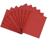 Chenquansarl-Lot De 10 Cahiers D'exercice Rouge