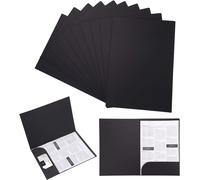 Chenquansarl-Lot De 10 Chem Cartonnée Avec Rabat A4 Sous-Chem S En Papier Kraft Dossier De Fichiers À Insertion Porte Document Organisateur Stockage Chem S De Presentation Contrat Rapports
