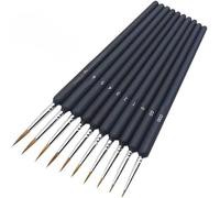 Chenquansarl-Lot De 10 Pinceaux De Détail Miniatures Fins Pour Maquette-Cenpek