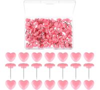 Chenquansarl-Lot De 100 Puna S Roses En Forme De C?Ur Pour Tableau En Liège - 1,2 Cm - Décoration Pour Affiches, Photos, Cartes Postales