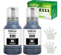 ChenQuanSarl-Lot De 111 Cartouches D'Encre Compatibles Avec 111 C13T03M140 Pour Ecotank Et-M1100 Et-M1120 Et-M1140 Et-M1170 Et-M1180 Et-M2120 Et-M2140 Et-M2170 Et-M2170 Et-M2170 M3140 Et-M3170