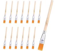 Chenquansarl-Lot De 14 Pinceaux Plats En Nylon Pour Aquarelle, Enfants, Peintres Artistiques, Étudiants