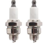 ChenQuanSarl-Lot De 2 Bougies D'Allumage Rj19Lm Compatibles Avec Les Allumages Haute Performance 796112 802592 5095D Et Champion J19Lm Pour Tondeuses À Gazon, Débroussailleuses Moteurs