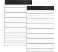 Chenquansarl-Lot De 2 Carnets De Poche, Petit Carnet Avec 30 Feuilles Lignées, Mini Carnet A7, Petits Carnets Format De Poche Pour Bureaux, Écoles, Restaurants (12,5 X 7,5 Cm)