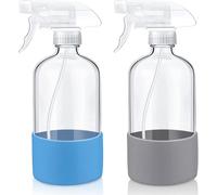 Chenquansarl-Lot De 2 Flacons Pulvérisateurs En Verre De 500 Ml - Vaporisateur Pour Plantes Avec 3 Modes - Pour Nettoyage, Huiles Essentielles, Soin Des Cheveux - Buse Réglable, Respectueux De