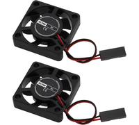 ChenQuanSarl-Lot De 2 Ventilateurs De Refroidissement Sans Balais 30 Mm X 30 Mm X 7 Mm 5 V 0,15 A À 2 Broches Cconnector 3007 3007S 7 Pales Noir