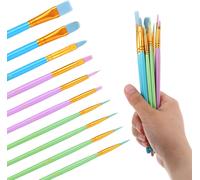 Chenquansarl-Lot De 20 Pinceaux D'artiste Pour Peinture Acrylique, Aquarelle, Acrylique, Aquarelle, Acrylique, Aquarelle, Acrylique, Aquarelle, Encre Gouache (20)