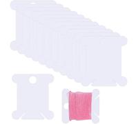 Chenquansarl-Lot De 200 Bobines De Fil En Plastique Pour Broderie Au Point De Croix, Fil De Coton Pour Loisirs Créatifs, Broderie, Couture, Rangement